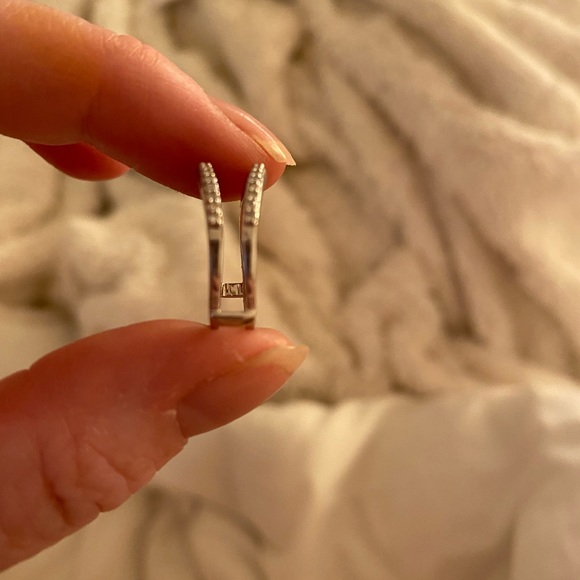 10k white gold ring wrap or jacket .25tcw - Picture 3 of 3